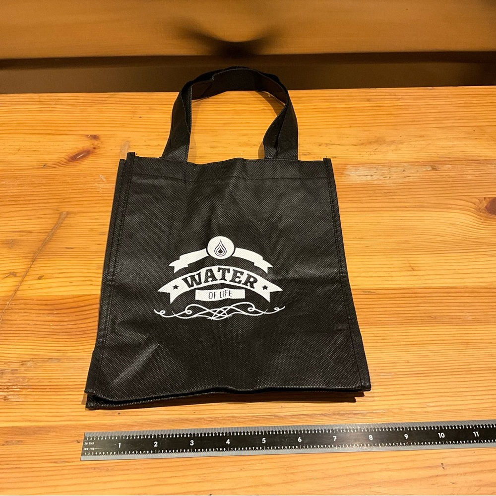 Water of Life Scotch Whisky Collector Event Black Mini Tote Bag